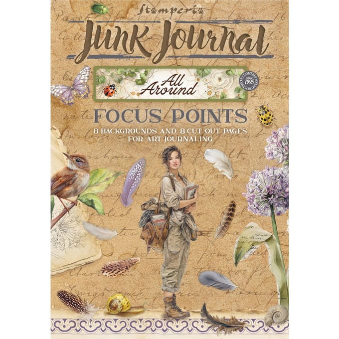 Stamperia - All Around Junk Journal A5 Focus Points (SBJKS02)