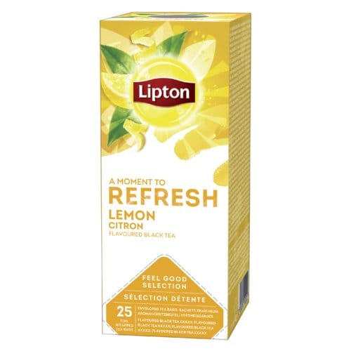 Lipton Refresh Lemon - doos 25 theezakjes