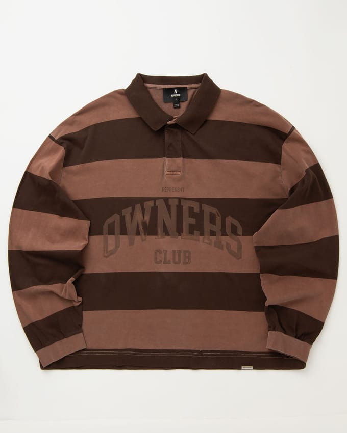 OWNERS STRIPE RUGBY TOP