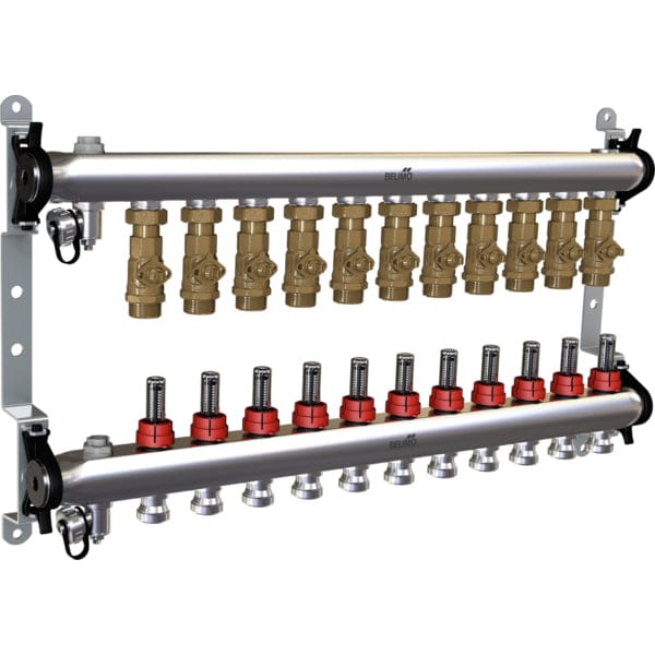 Belimo Manifold 11 X Zonekleppen 24VAC/DC 75s 2-10V 1Nm IP40 EM-ECQ-11F/CQ24A-SR