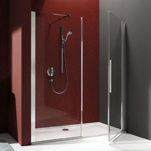 Kronenbach Tube swing door NPWWA for niche with partition in alignment special design right KB0310SP9R
