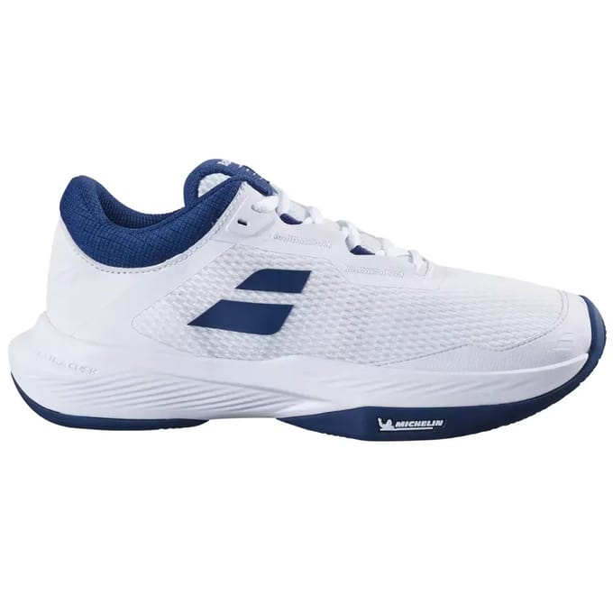 BABOLAT - SFX 4 CLAY MEN - WHITE BLUE - 8,5