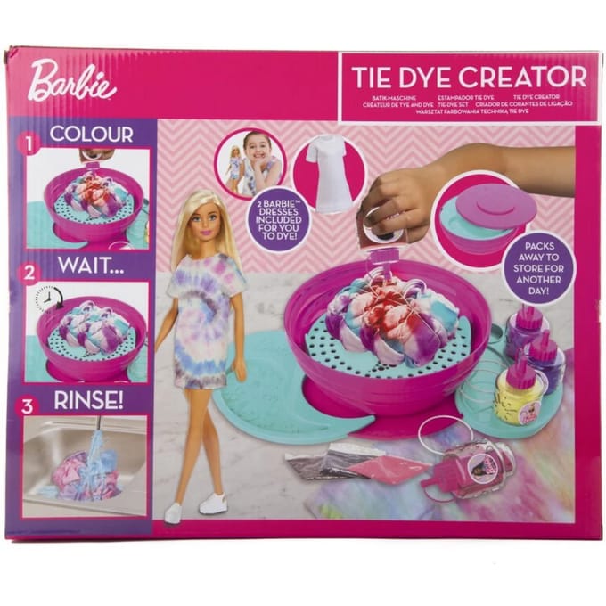 Barbie Tie Dye Machine Met Pop