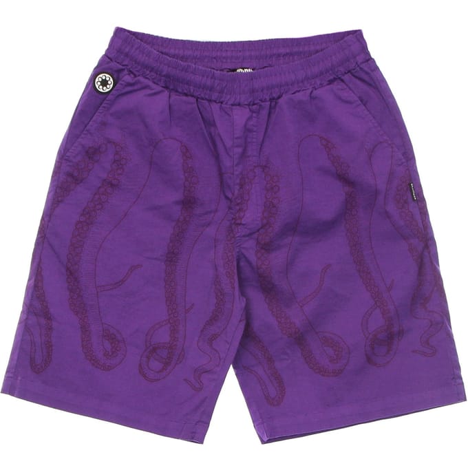 Outline Jogger Short Heren Korte Broek Paars