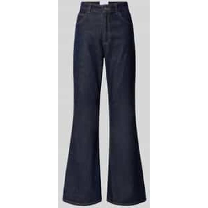 Uitlopende jeans met moderne flared fit - curated by Anouk Yve