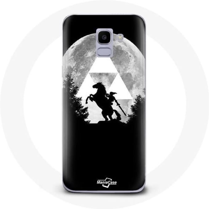 Hoesje voor Samsung Galaxy A8 2018 Zelda Moon