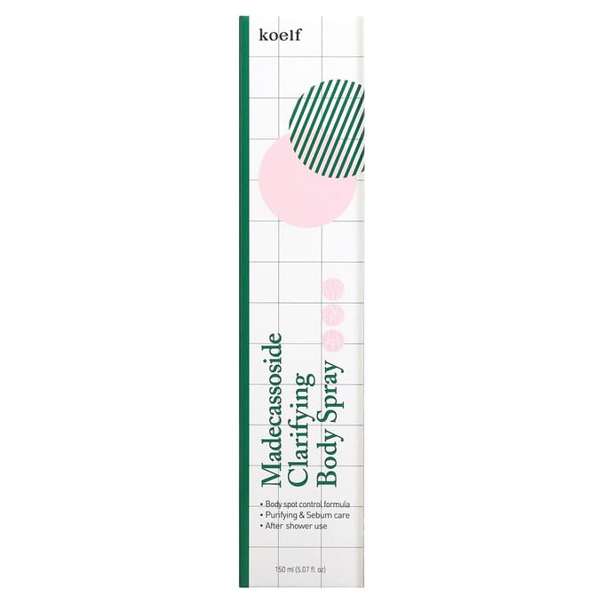 Petitfee Koelf Madecassoside Verhelderende Bodyspray 150ml AUTHENTIEKE WINKEL white