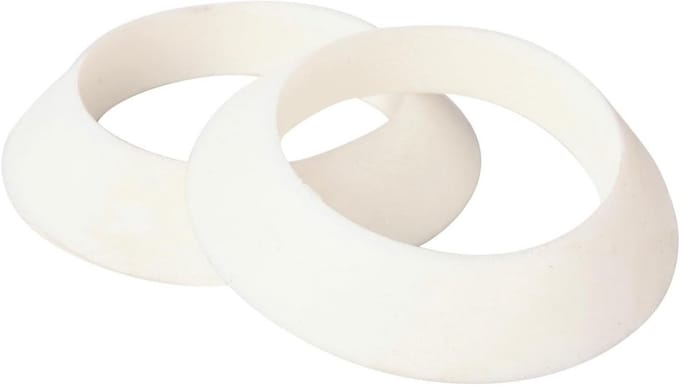 Rubberen Afdichtingsring Conisch voor Wastafel Afvoer 1 1/4 Inch - 2 Stuks