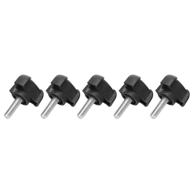 5 Stuks M6 20mm Handknop Aandraaischroef Driehoekige Handklem Schroef Industrieel Beslag