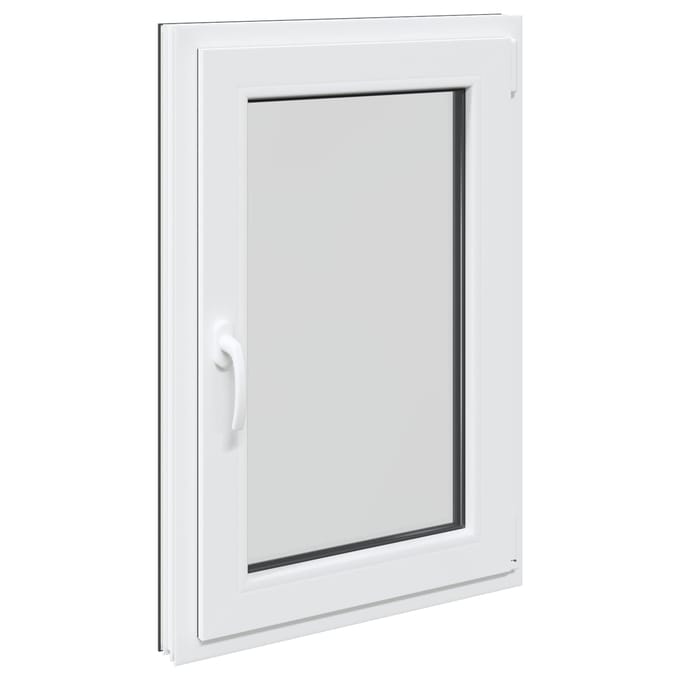 vidaXL - Kleur - binnenkant - kelderraam - Wit - RISOR - 60 - x - 90 - cm