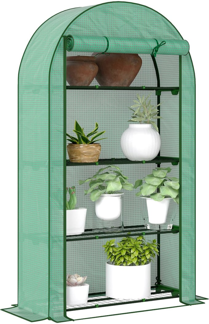 Outsunny-kas-PE-105x45x160cm-groen