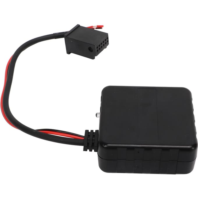 Câble Adaptateur Bluetooth Aux 5-12V Récepteur Audio Émetteur Amplificateur Filtre de Bruit pour E85 E86 2003-2008 black