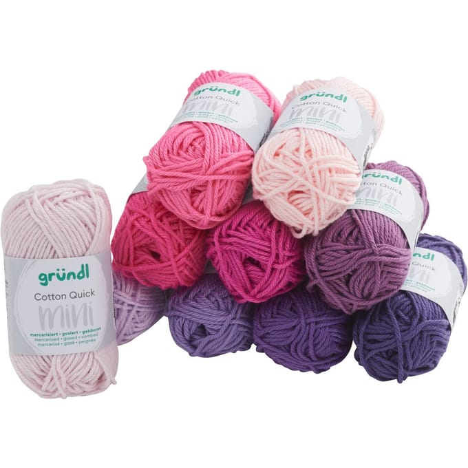 Gründl Cotton Quick Mini "Shades of Pink and Violet"