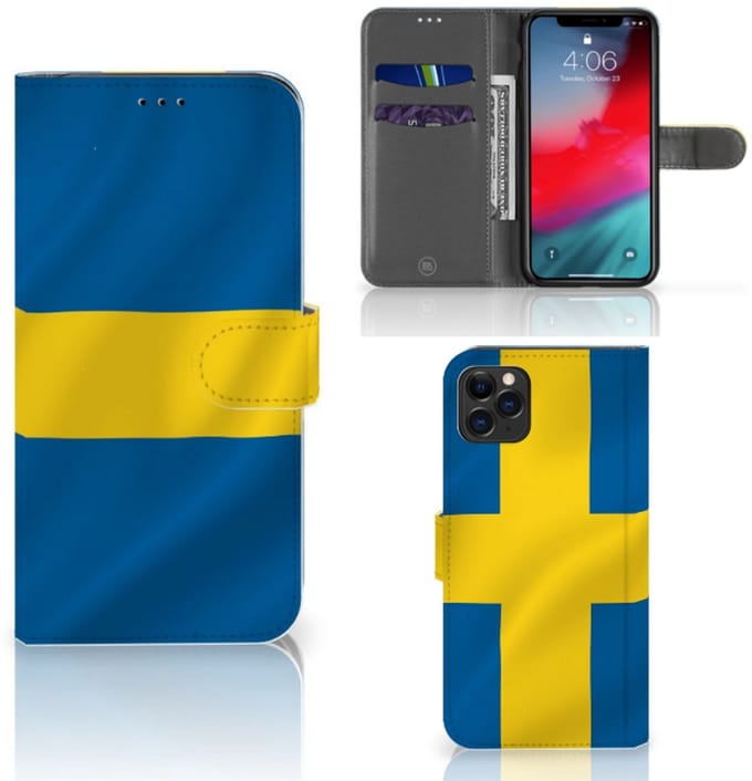Apple iPhone 11 Pro Max Bookstyle Case Zweden