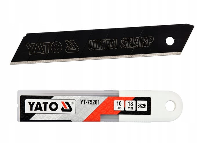Yato Reservemes 18mm SK2H 10 stuks - Scherpe Kwaliteit
