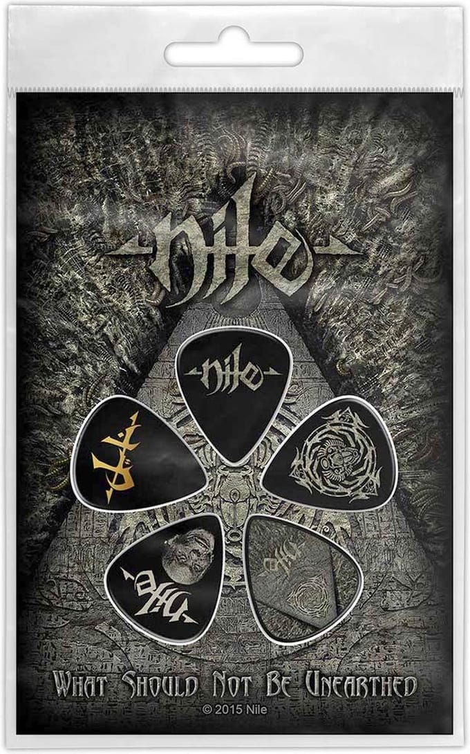 Nile - What Should Not Be Unearthed Plectrum - Set van 5 - Zwart