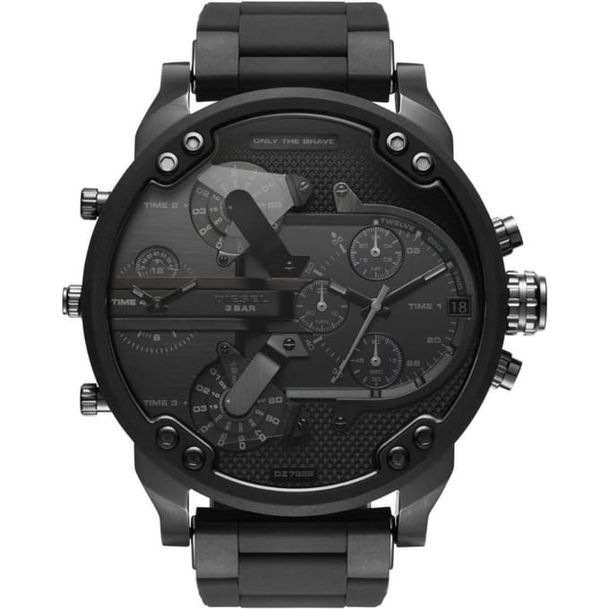 Diesel Mr Daddy 2.0 DZ7396 Zwart Heren Chronograaf Horloge