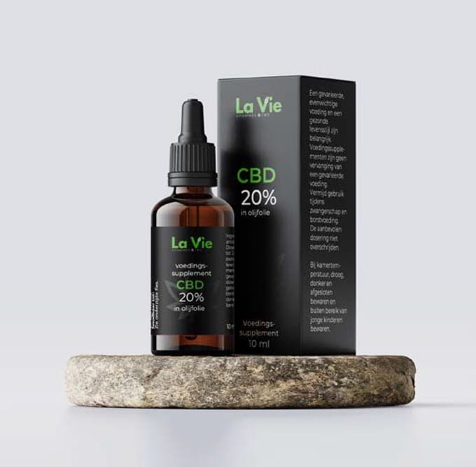 La Vie CBD olie 20% (MCT) - Hoogwaardig en Nederlands nummer 1