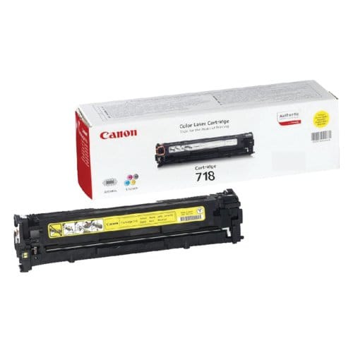 Canon 718 toner cartridge geel (origineel)