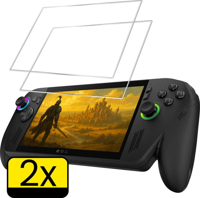 Screenprotector - Geschikt voor Xbox Ally X - Screenprotector Gehard Glas Beschermglas - 2 Stuks
