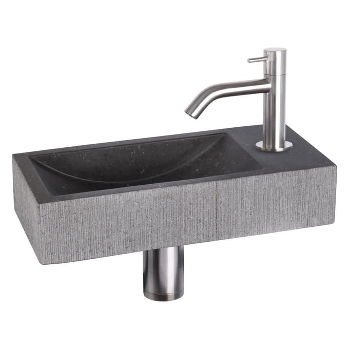 Differnz Fonteinset Mix&match Set Ribble Gebogen Mat Chroom