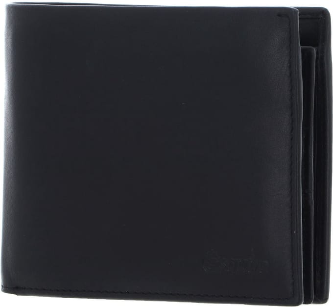 Esquire Portemonnee New Silk Wallet Black Zwart