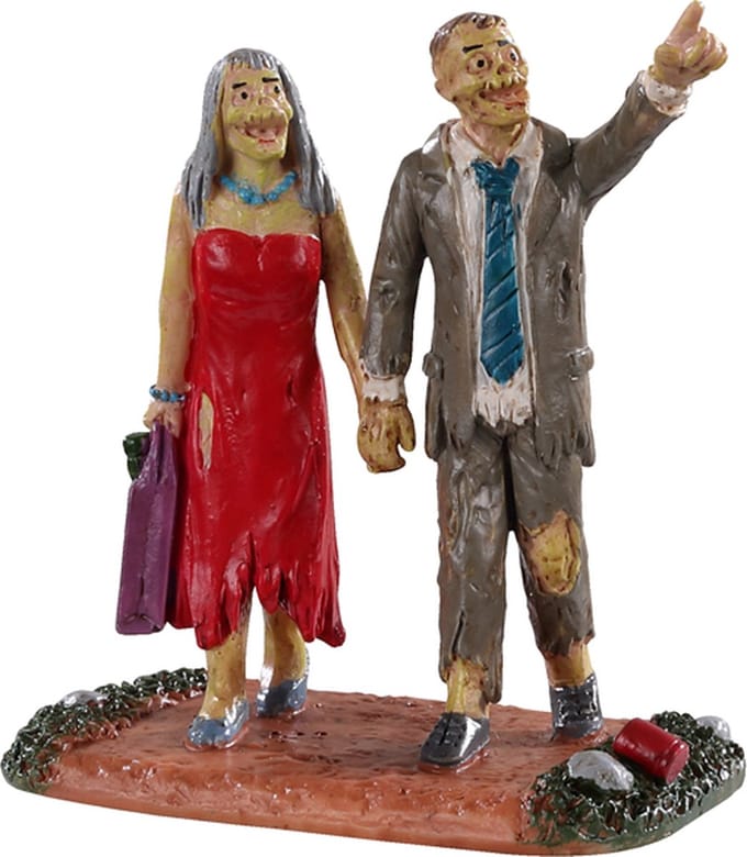 Lemax - Graveyard Partygoers - Kersthuisjes & Kerstdorpen