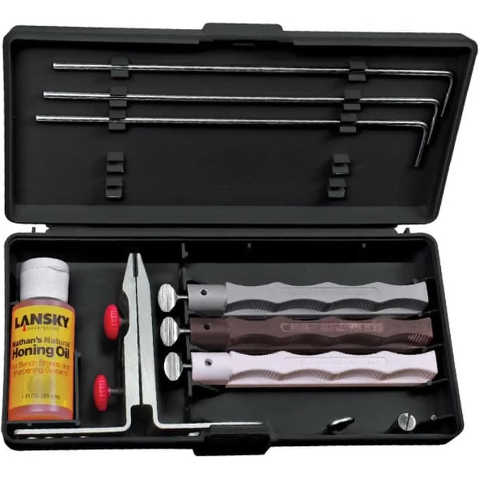 3-delige slijperset Lansky Natural Arkansas