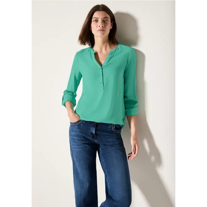 Blouse in effen kleur