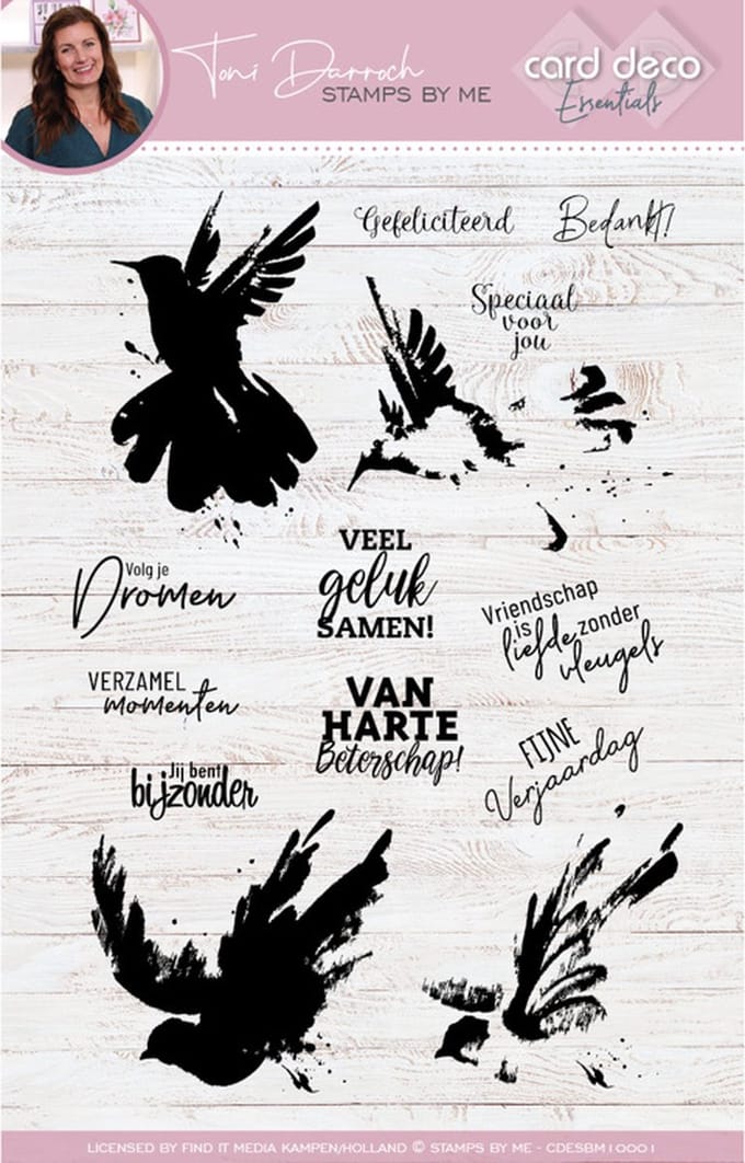 Card Deco Essentials - Stamps by Me - Clear Stamps A5 - Hummingbirds