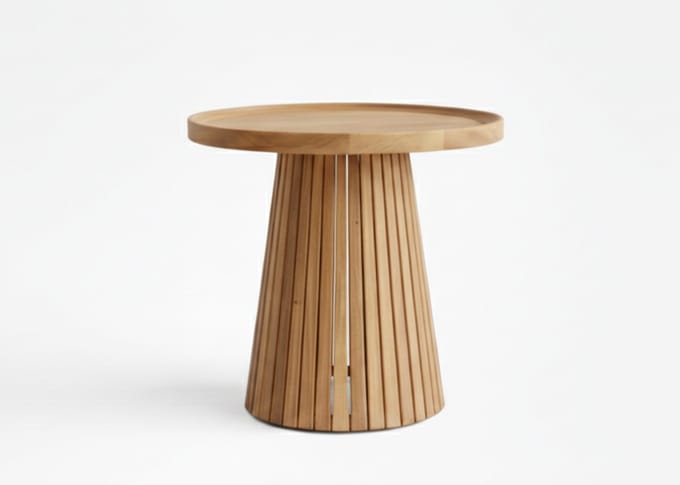 Belito Daan Koffietafel 45 cm - Naturel Teak
