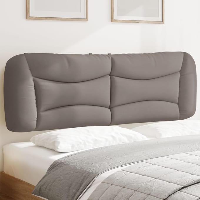 vidaXL - Hoofdbordkussen - "Hvar" - 160 - cm - stof - taupe