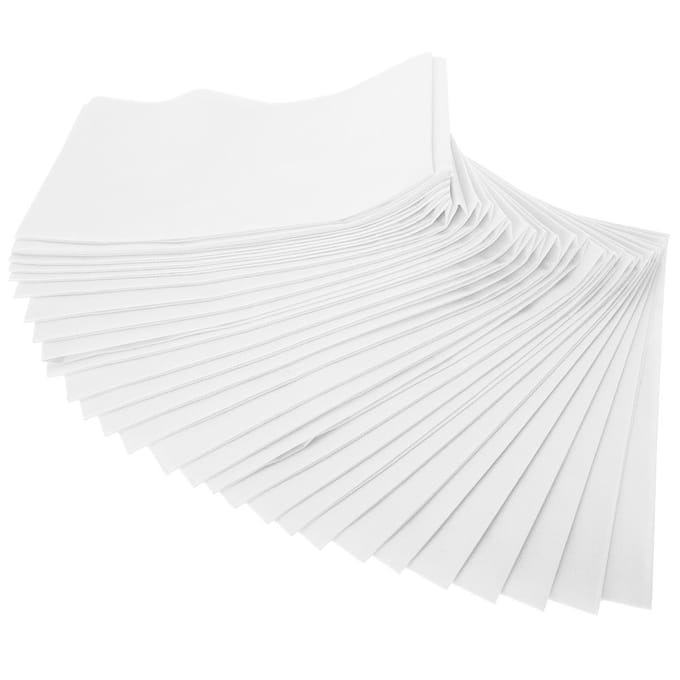 Lot de 10 draps jetables non tissés épais pour salon de beauté, massage, médical, blancs blanc