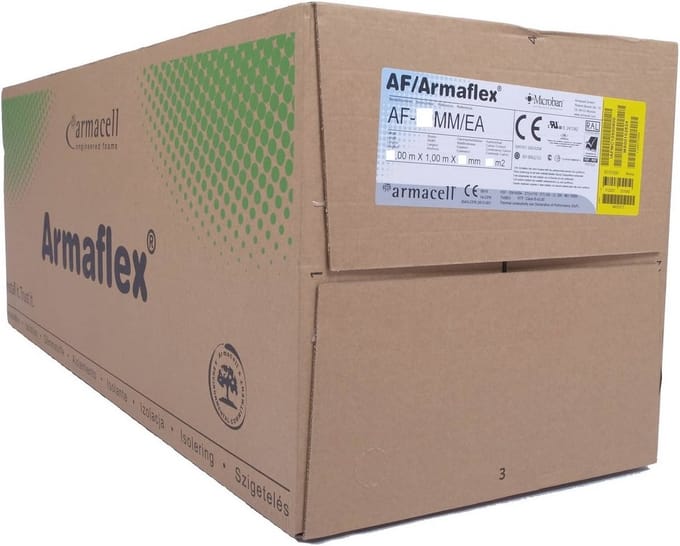 Dailygoods - Flexibel Isolatiemateriaal AF/ - Zwart 19 mm