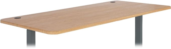 Tafelblad MCW-D40 voor bureaus, tafelblad, 160x80cm MVG-gecertificeerd ~ bruine structuur