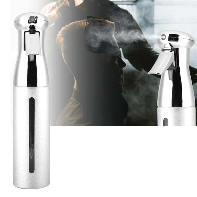 250ml Kapperssprayfles Salon Kapper Haarhulpmiddelen Fijne Nevelspuit Stylingtools Zilver zilver