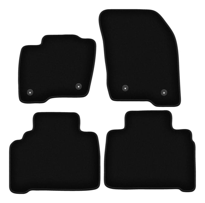 BASIC zwarte veloursmatten voor: Ford Edge MK2 SUV (2014-)