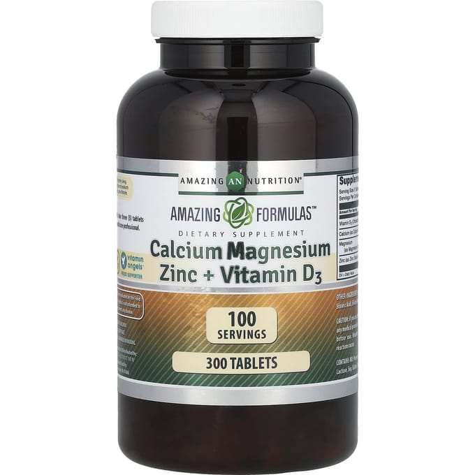 Nutrition exceptionnelle, formules exceptionnelles, calcium, magnésium, zinc et vitamine D3, 300 comprimés