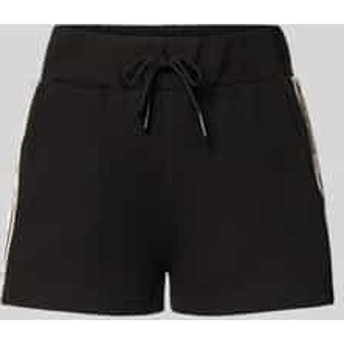 Sweatshorts met tunnelkoord en logoprint model 'BRITNEY'