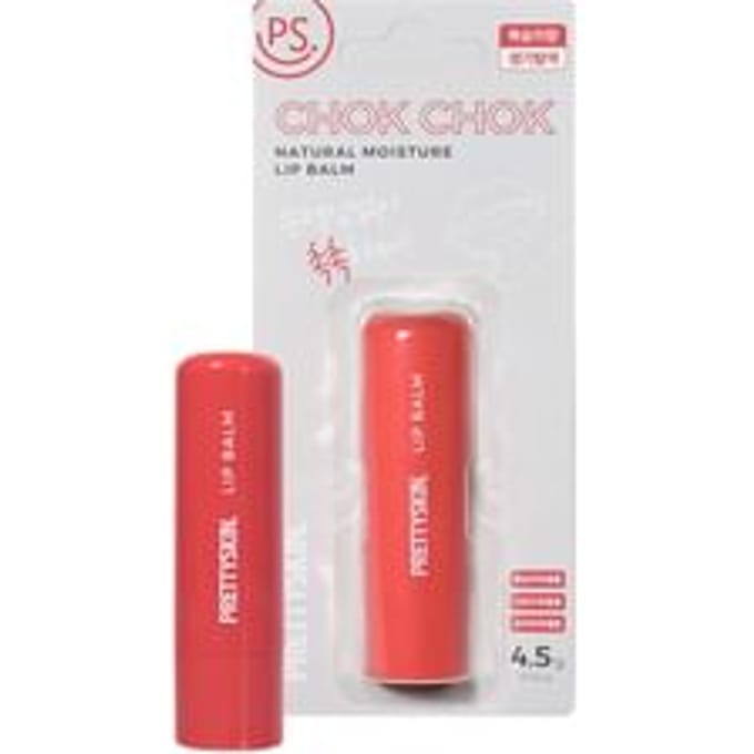 Pretty skin - Chok Chok Natural Moisture Lip Balm - 2 Types Peach