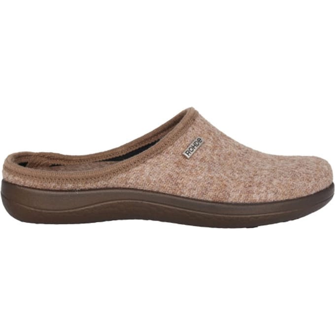 Rohde Bari - dames slof - Beige - maat 42 (EU) 8 (UK)