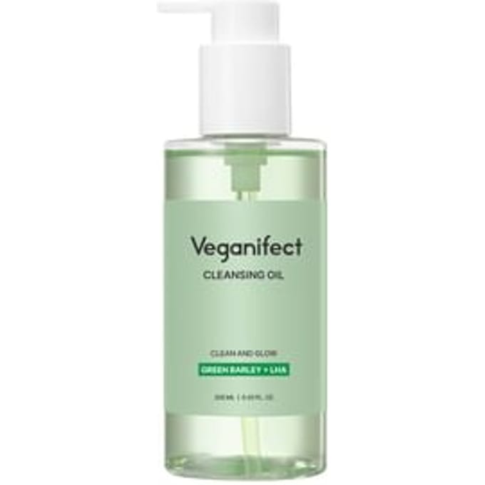 Veganifect - Clean And Glow Green Barley Cleansing Oil 2025 Version - 205ml