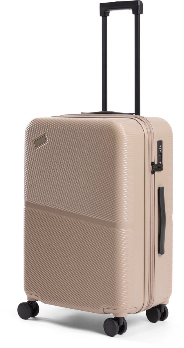 AttitudeZ Crossline Medium Reiskoffer Dune Beige 67cm - TSA slot