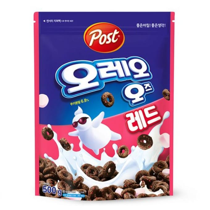 POST Oreo O's Rood 500g (2 opties) #1PCS red