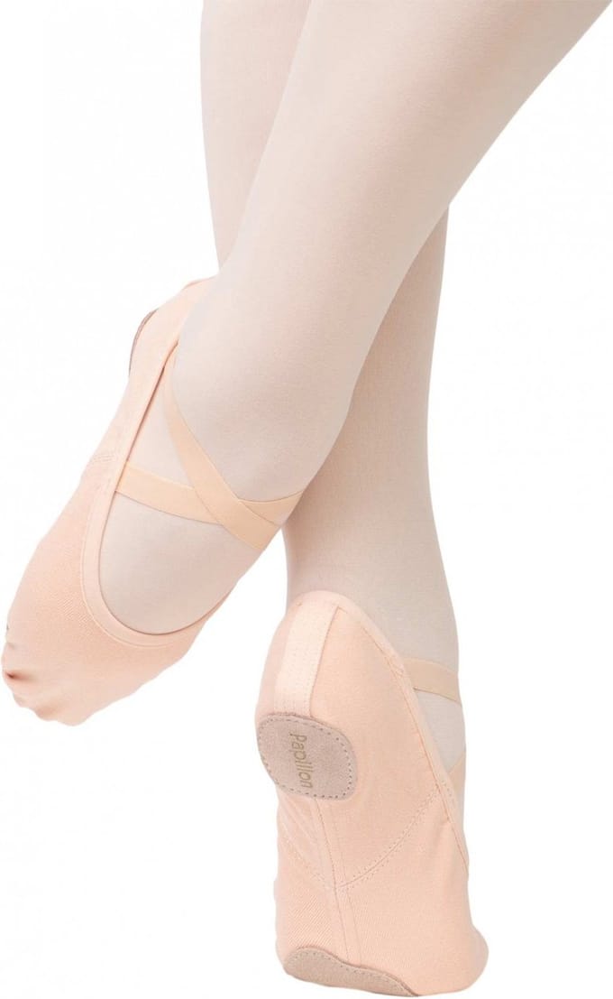 Papillon Balletschoenen PA1014 - Roze - Stretch Canvas - Splitzool - Maat 41
