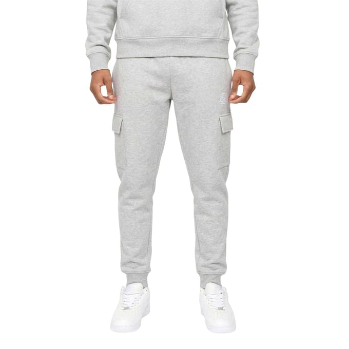 SikSilk Joggingbroek met logo voor heren (Grijze Mergel)