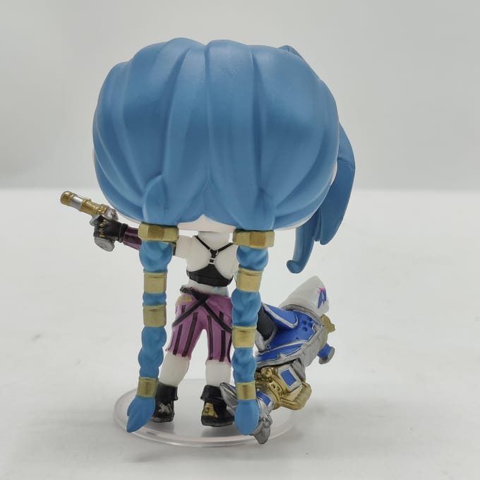 Arcane 1602 Jinx Game Peripherals Actiefiguur Vinyl Figuur Poppen Verzameling Model Speelgoed With Box gray