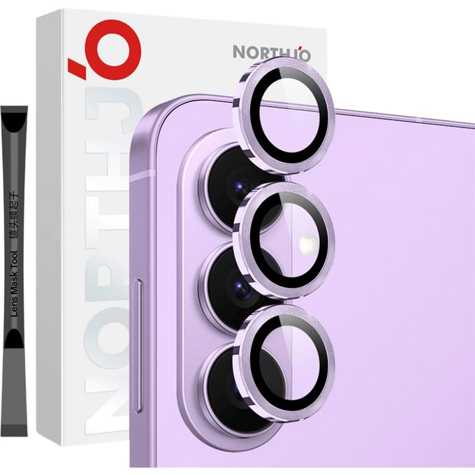 Northjo Samsung Galaxy S26 Camera Protector Rings Paars