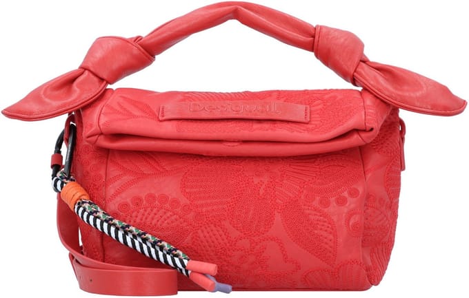 Desigual Handtas Schoudertas Alpha Loverty Hand Bag Carmine Rood
