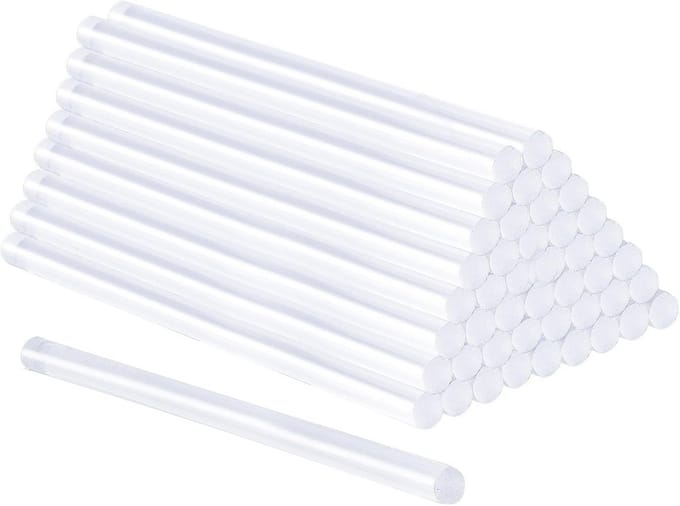 Set van 46 hete lijmsticks - 11 mm x 200 mm voor doe-het-zelf ambachten